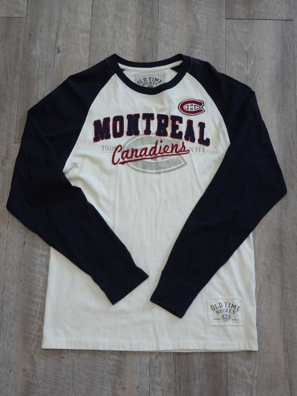 Y2K Old Time Hockey Montreal Canadiens NHL Long Sleeve Shirt